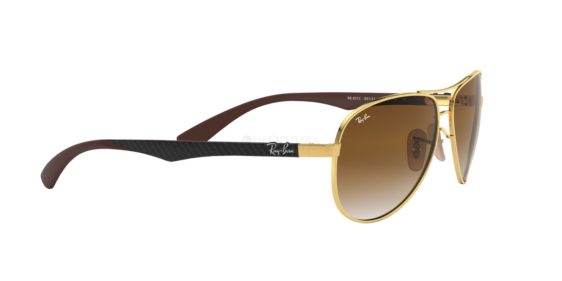 Солнцезащитные очки Ray-Ban Carbon Fibre 0RB8313 001/51 61