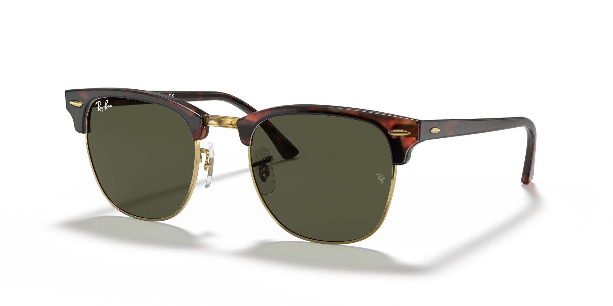 Солнцезащитные очки Ray-Ban CLUBMASTER 0RB3016 W0366 51