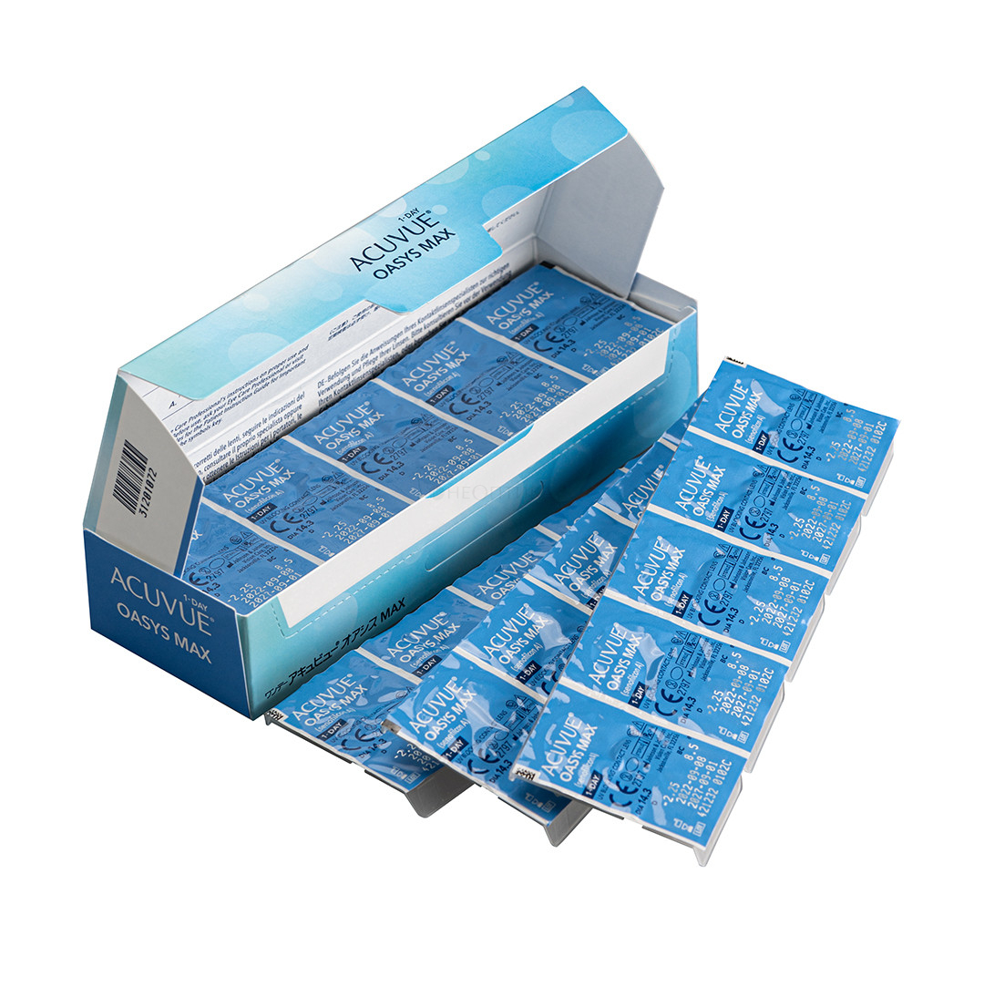 Контактные линзы 1-DAY ACUVUE OASYS MAX, 30 шт