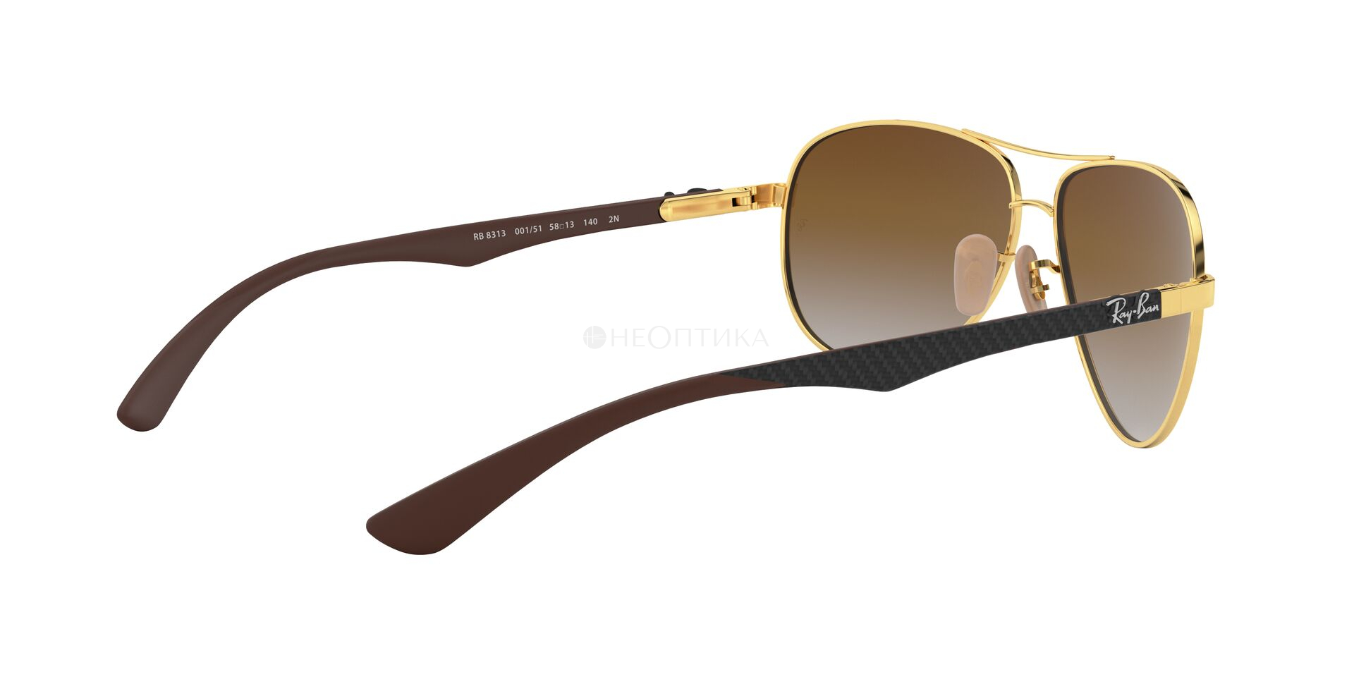 Солнцезащитные очки Ray-Ban Carbon Fibre 0RB8313 001/51 61