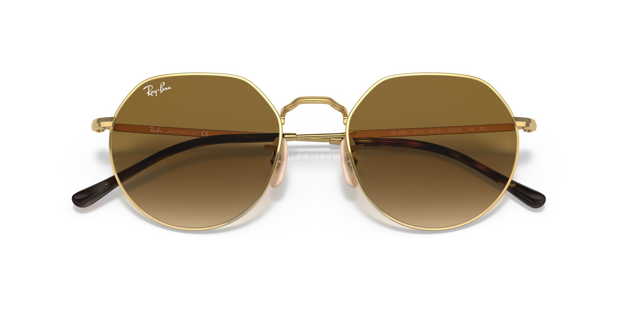 Солнцезащитные очки Ray-Ban Jack 0RB3565 001/51 55