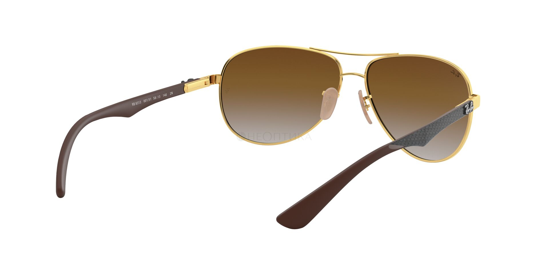 Солнцезащитные очки Ray-Ban Carbon Fibre 0RB8313 001/51 61