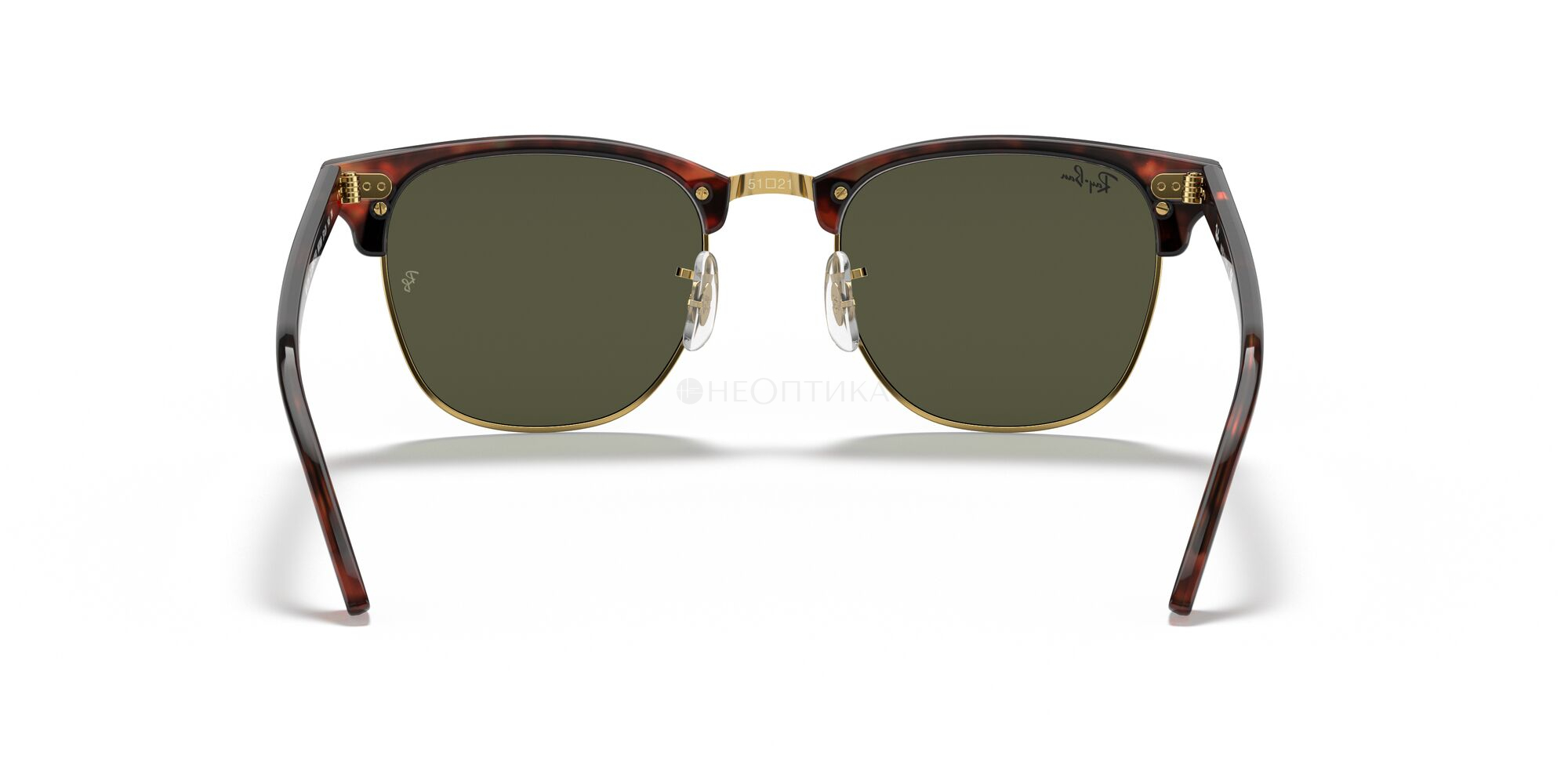 Солнцезащитные очки Ray-Ban CLUBMASTER 0RB3016 W0366 51