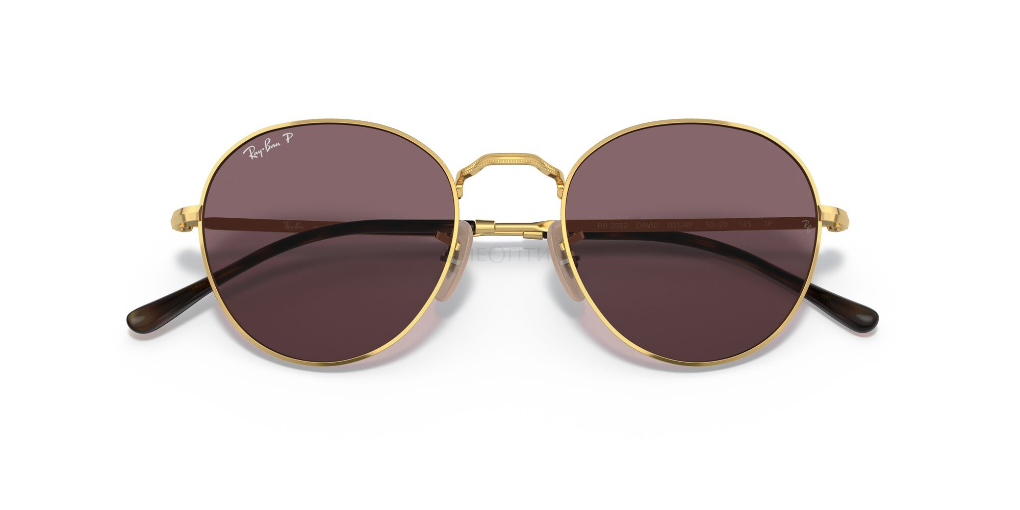 Солнцезащитные очки Ray-Ban David 0RB3582 001/AF 53