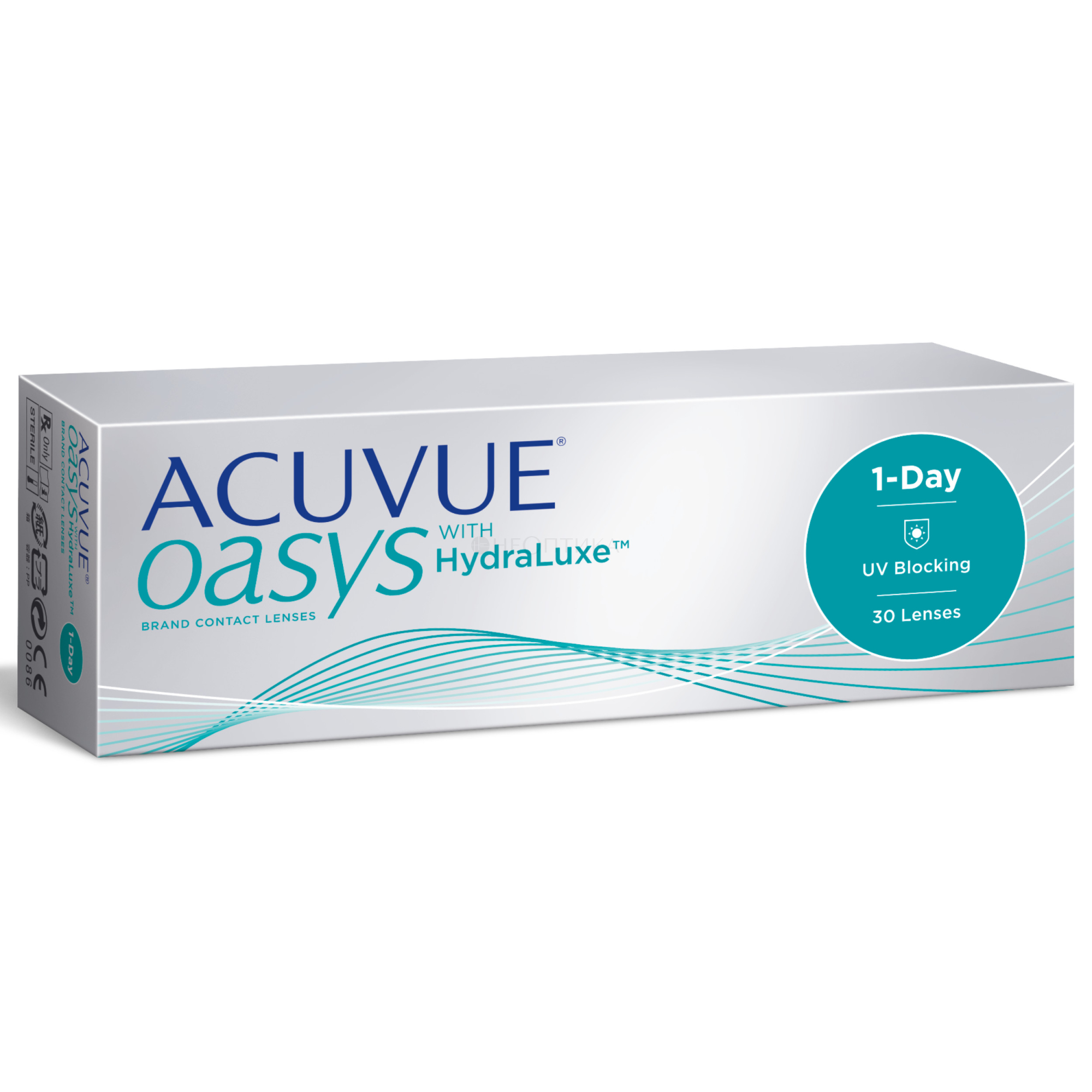 Контактные линзы ACUVUE OASYS 1-DAY with HydraLuxe, 30 шт