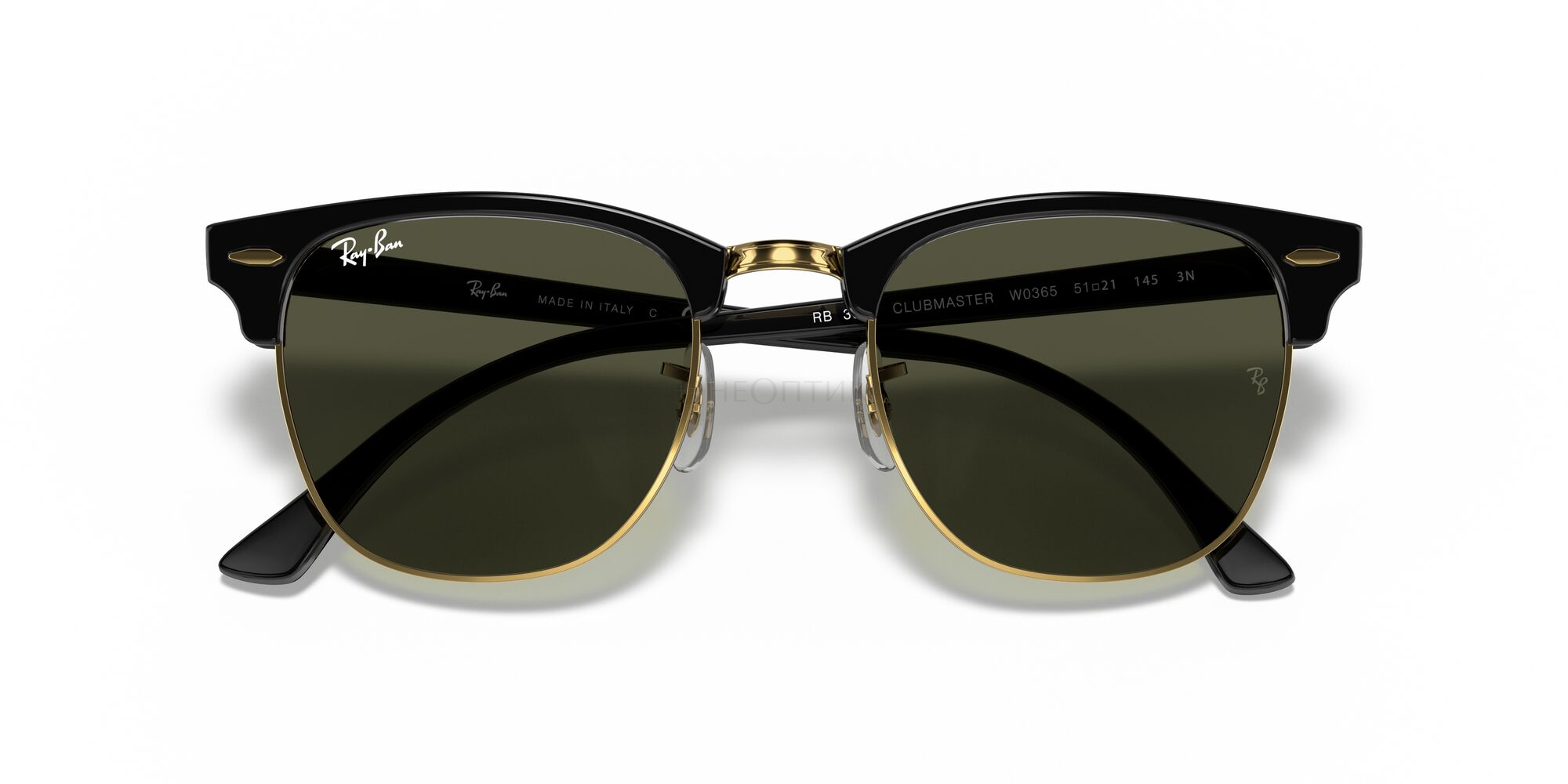 Солнцезащитные очки Ray-Ban Clubmaster 0RB3016 W0365 55